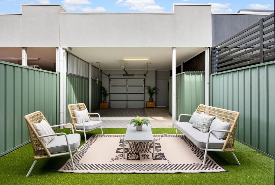 Your private outdoor retreat! Unwind on the patio with a cup of coffee or host a cozy evening gathering.