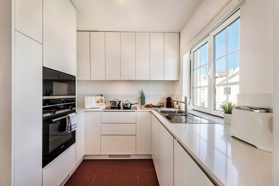 Modern kitchen with all appliances