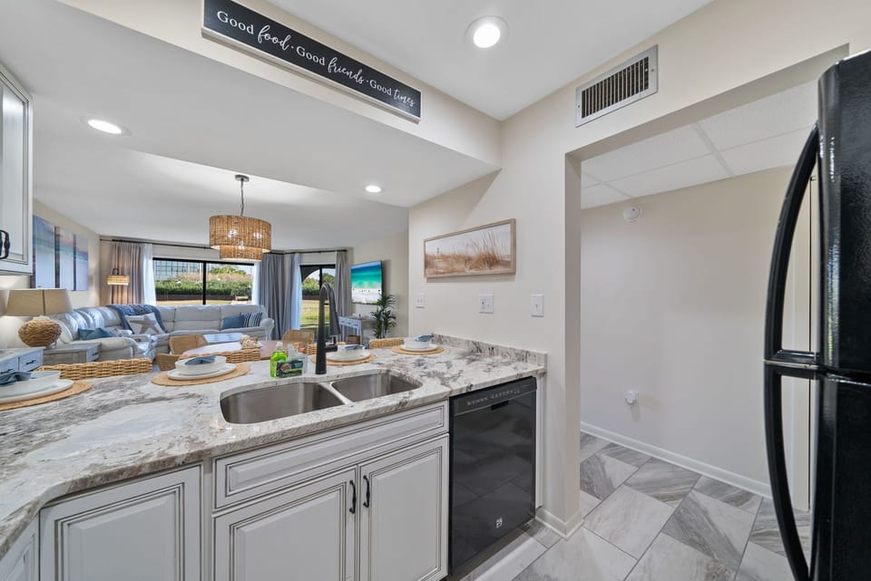 Newly remodeled kitchen