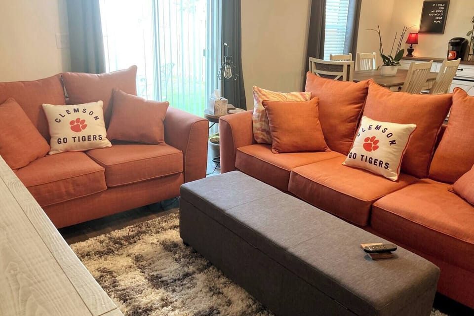 Living Room with loveseat and couch