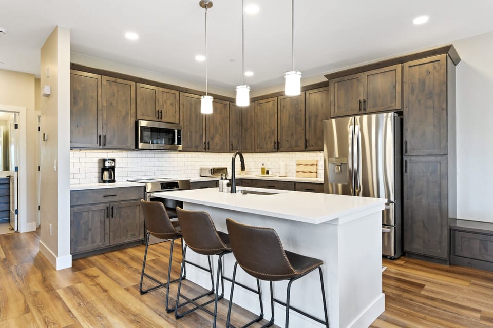 Kitchen Area with High End Appliances