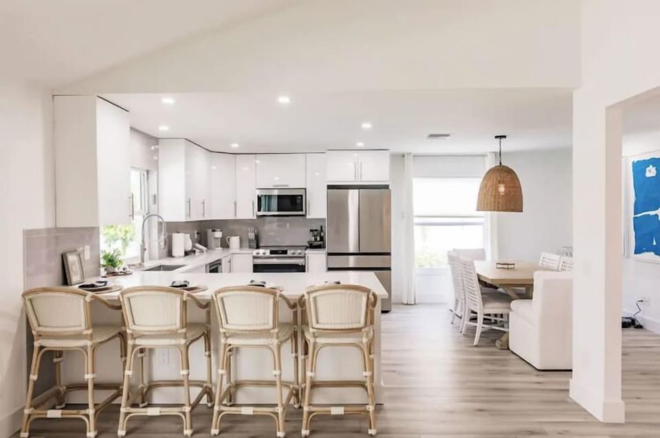 Open kitchen and dining to connect and dine