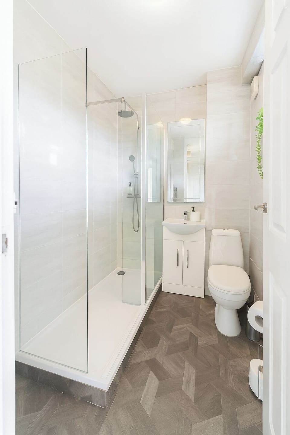 Shower, towels