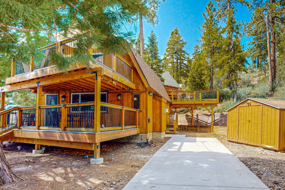 Front door entry with a private driveway offering convenient off-street parking.