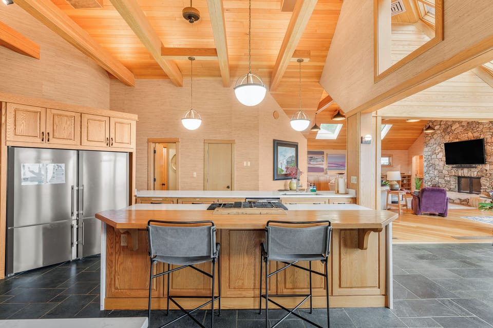 Large kitchen island
