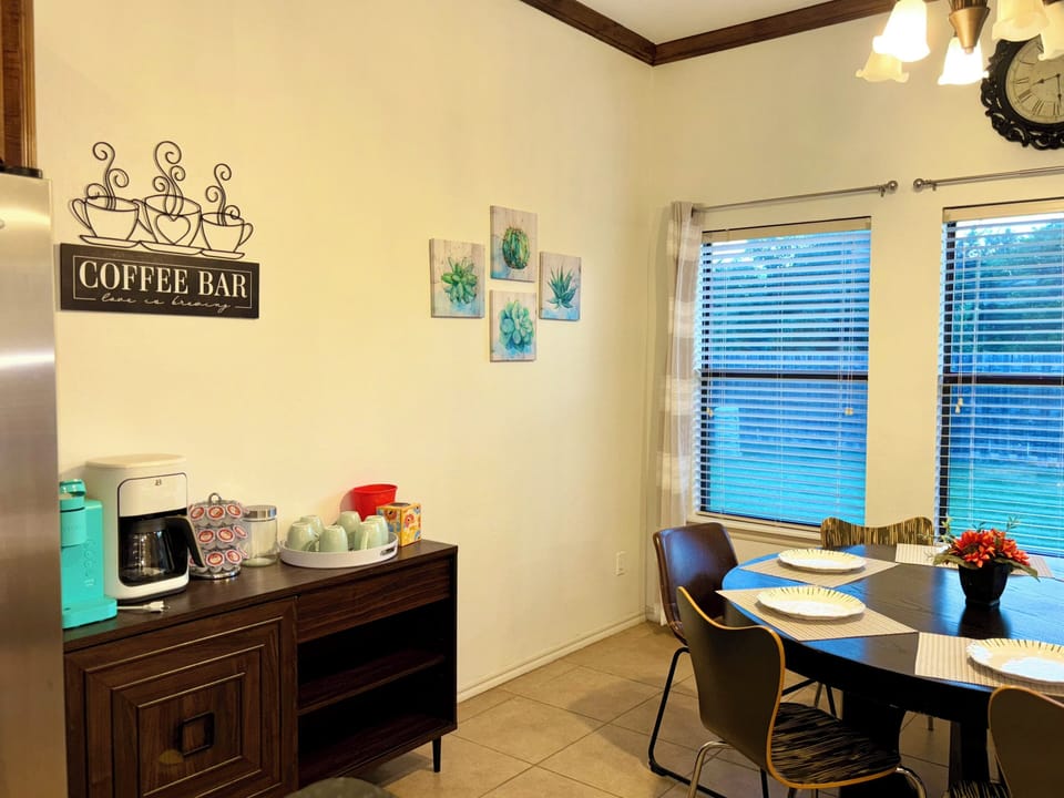 Dining Room + Coffee Bar