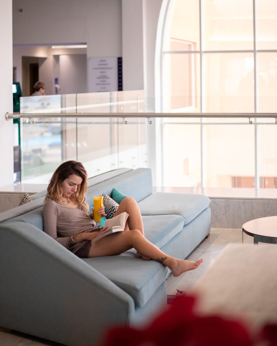 Lobby sitting area