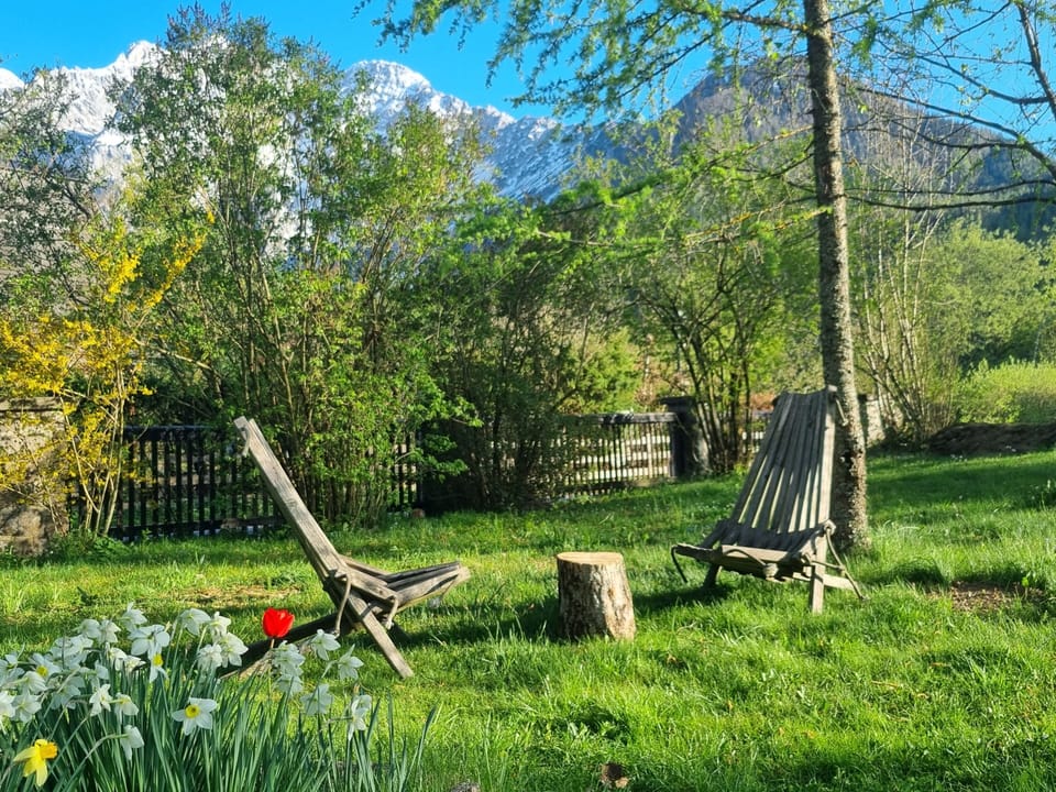 Spring in the garden, Vila Zora, Jezersko. © Anja Karničar