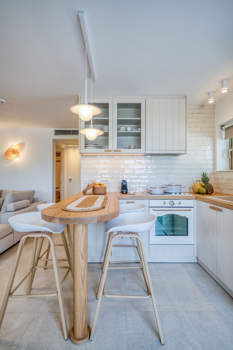 Family Apartment, 2 Bedrooms, Terrace, Sea View | Private kitchen | Espresso maker, coffee/tea maker, electric kettle, toaster
