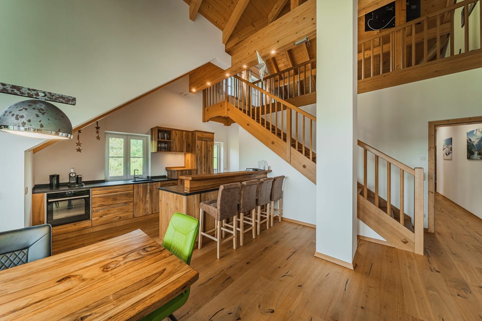 Comfort Penthouse, 2 Bedrooms, Balcony, Mountain View | Private kitchen | Coffee/tea maker, electric kettle, toaster