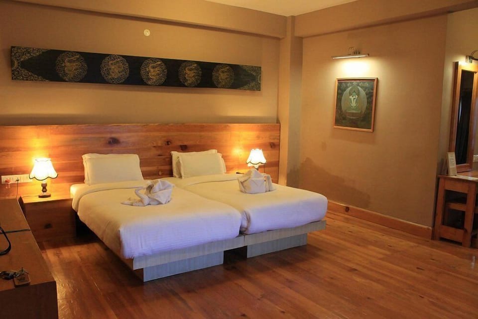 Standard Double or Twin Room, Valley View | In-room safe, desk, laptop workspace, iron/ironing board