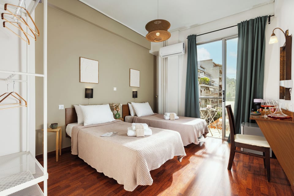 Classic Double Room, 1 Bedroom, Balcony, City View | Egyptian cotton sheets, premium bedding, down comforters, free minibar