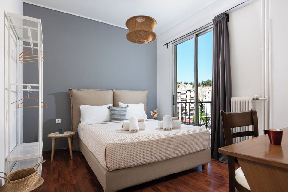 Classic Double Room, 1 Bedroom, Balcony, City View | Egyptian cotton sheets, premium bedding, down comforters