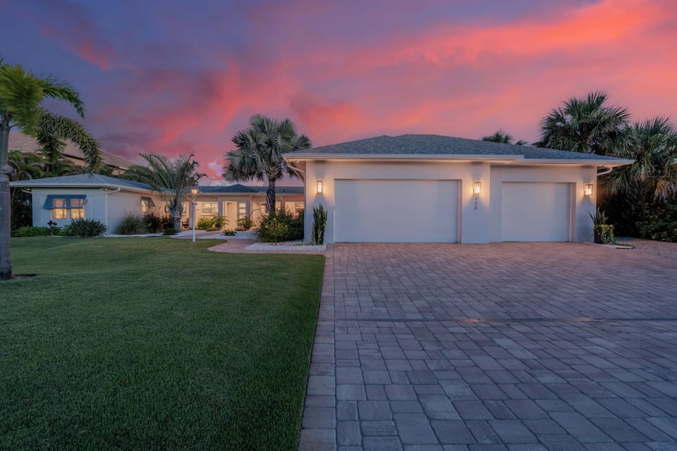 Front of the house.