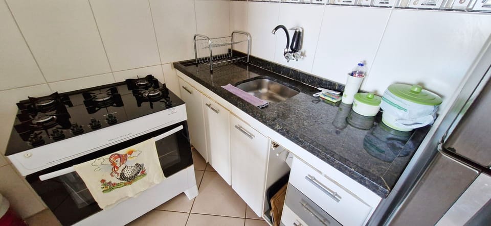 Basic Apartment | Private kitchen | Fridge, microwave, oven, cookware/dishes/utensils