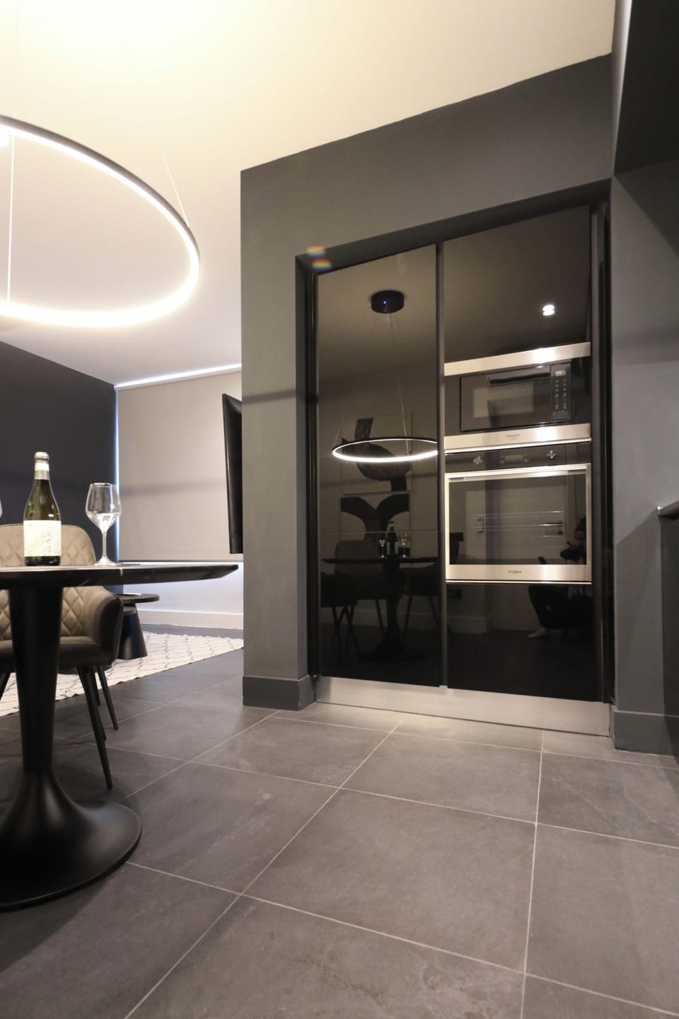 Kitchen with high-end appliances