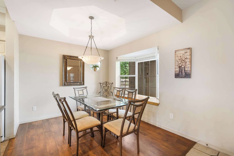 Make mealtime memories together at the dining table, seating 6​