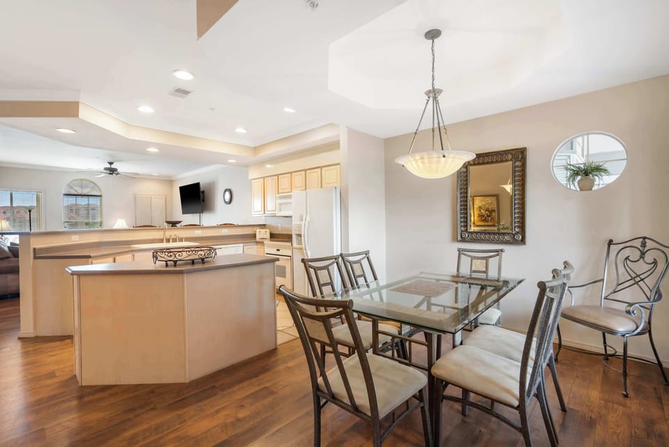 Make mealtime memories together at the dining table, seating 6​
