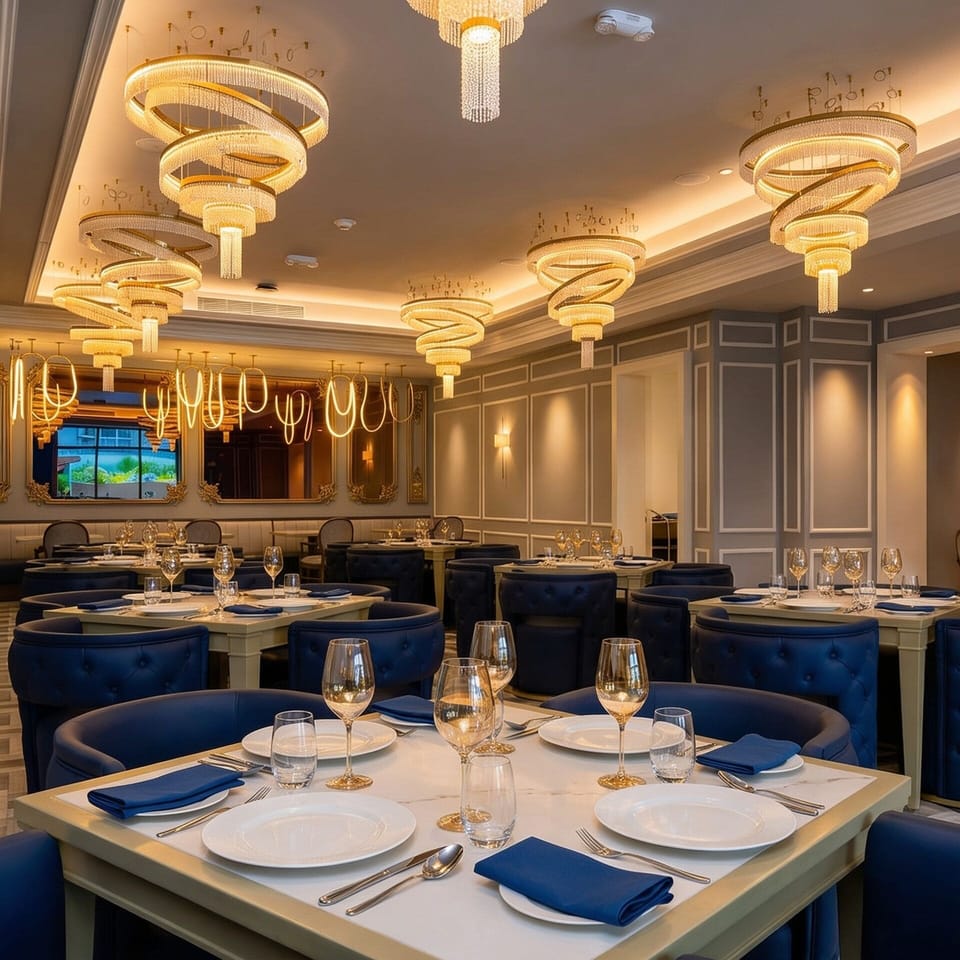 9 restaurants; breakfast, lunch, and dinner served