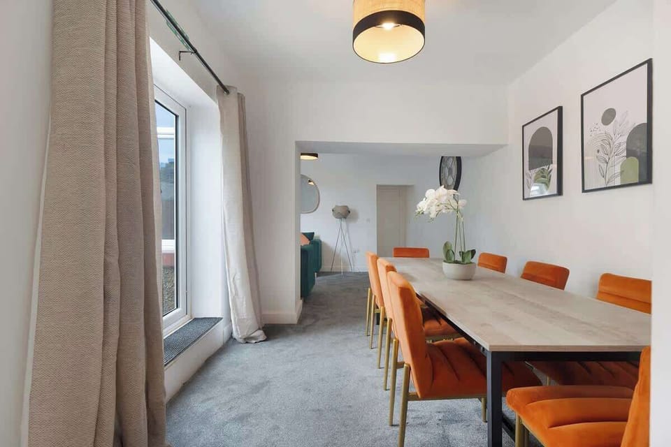8-seater dining table for cozy gatherings and memorable meals.
