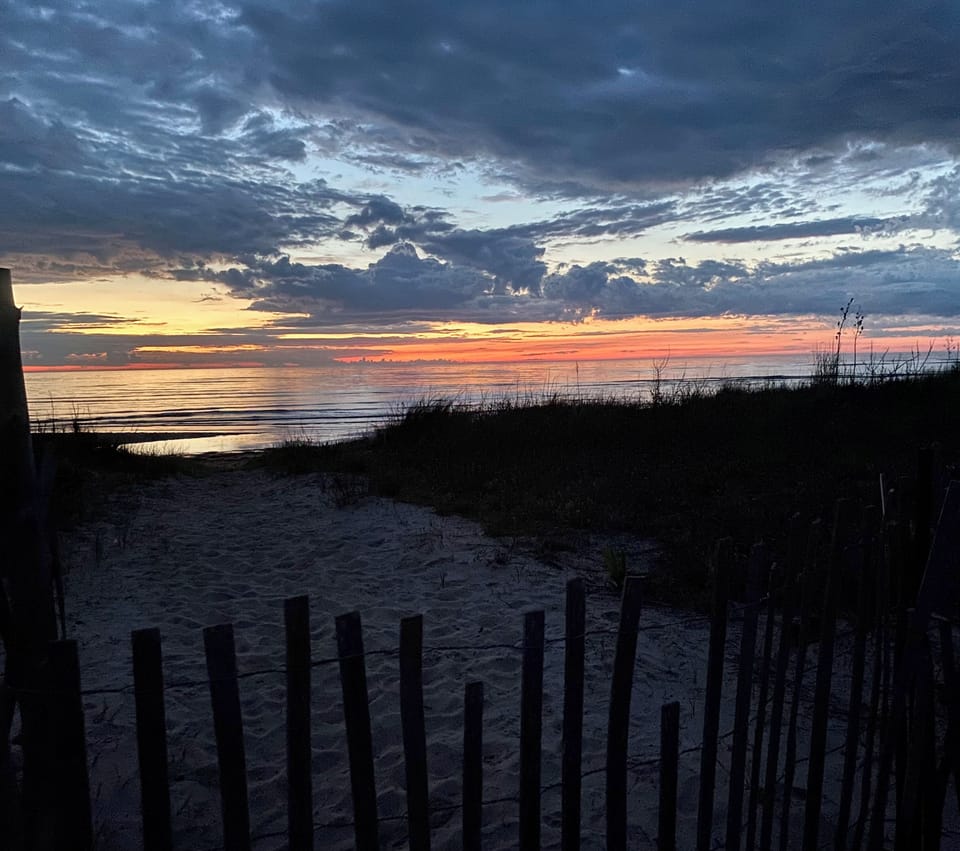 Sunrise on the beach