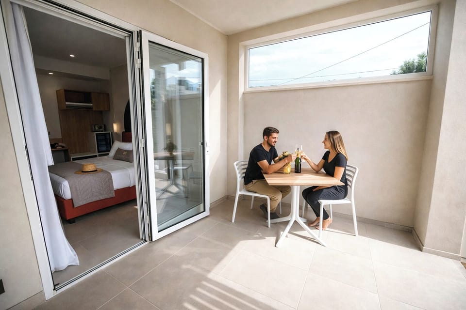 Deluxe Room, Patio | Minibar, in-room safe, individually decorated, individually furnished