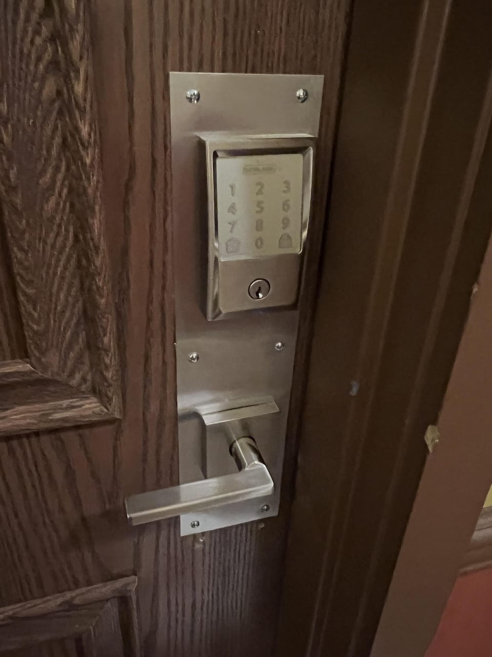 Just enter your 4 digit code and you vacation begins