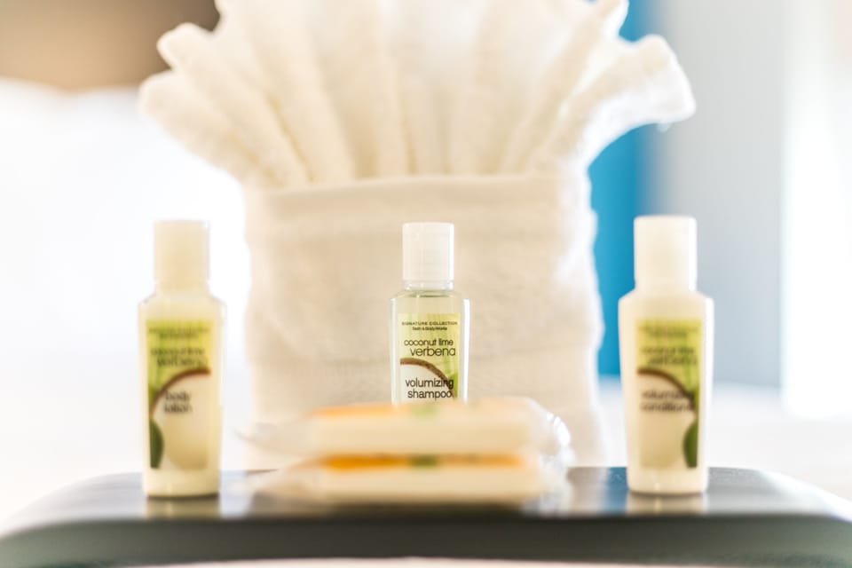 Standard Room, 2 Queen Beds, Accessible (Mobility) | Bathroom amenities | Free toiletries, hair dryer, towels, soap