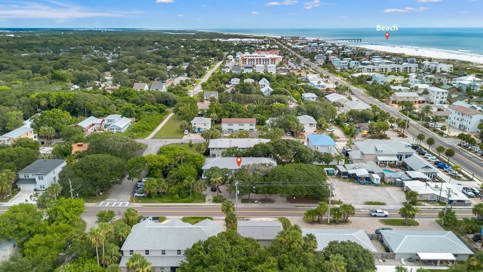 Location on A Street with view of A1A Beach Blvd.