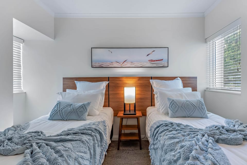 Bedroom 2 - Option 2 long singles or 1 King bed