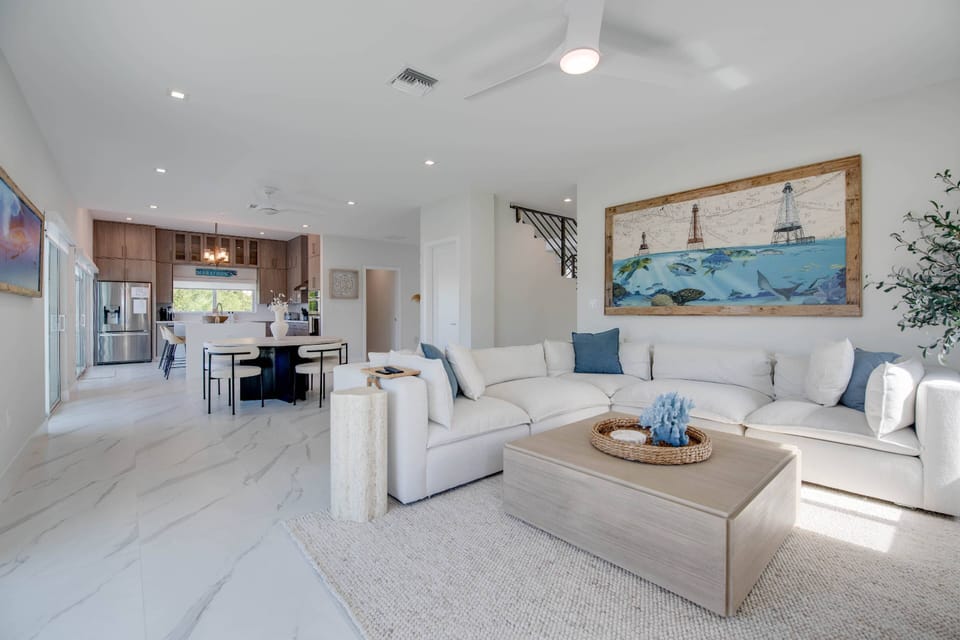 Abundant natural light fills the living area, creating a bright and inviting space to relax and unwind.