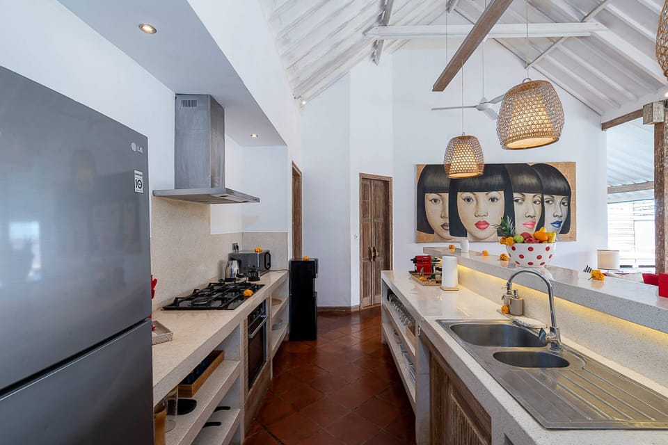 Basic Villa | Private kitchen | Oven, stovetop, blender, cookware/dishes/utensils
