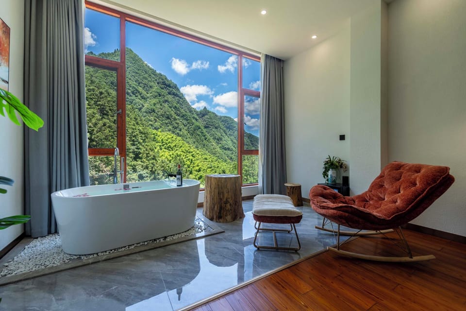 Classic Double Room, Mountain View | Bathroom | Free toiletries, hair dryer, slippers, towels