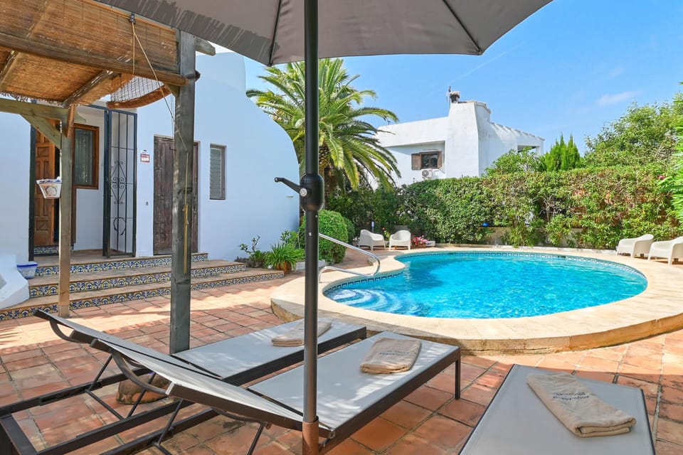 Terrace and pool