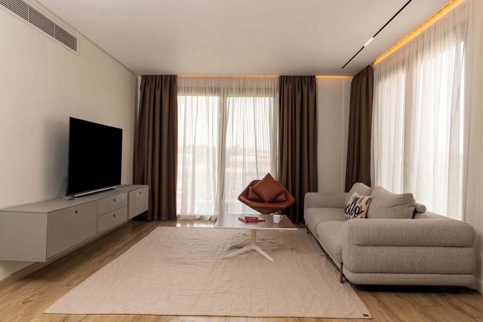 Apartment, Balcony | Living area | Flat-screen TV