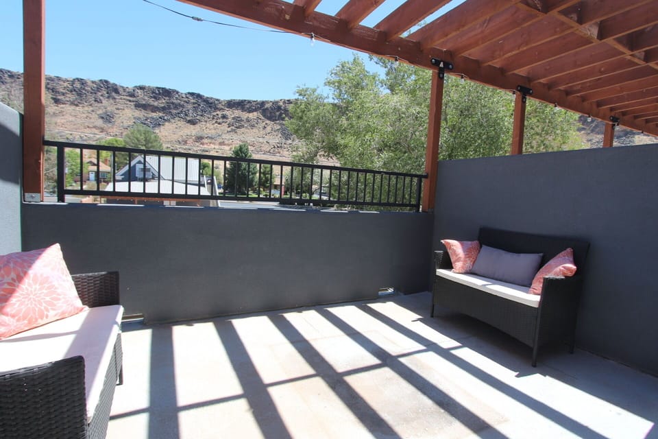 Private patio area