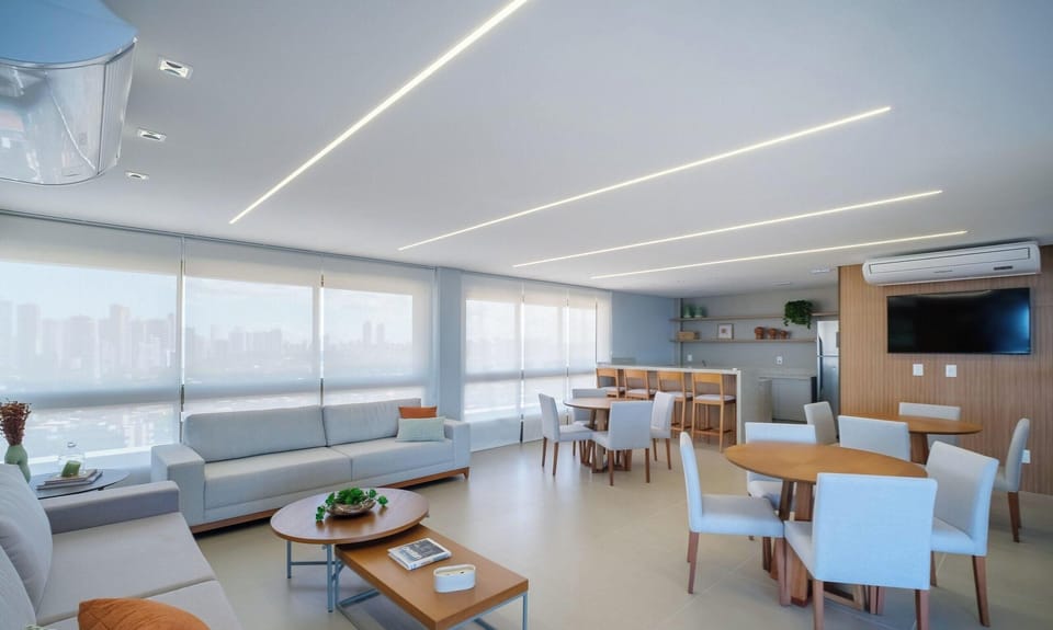 Basic Apartment | Living area | 40-inch TV with digital channels