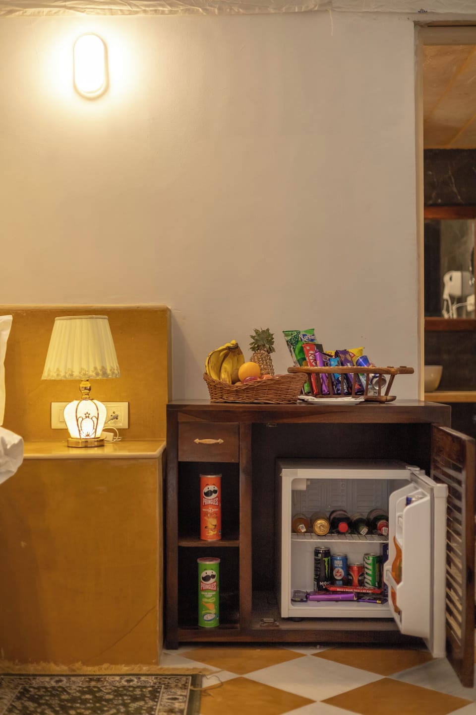 Premium Tent, 1 Bedroom, Pool View | Mini-refrigerator