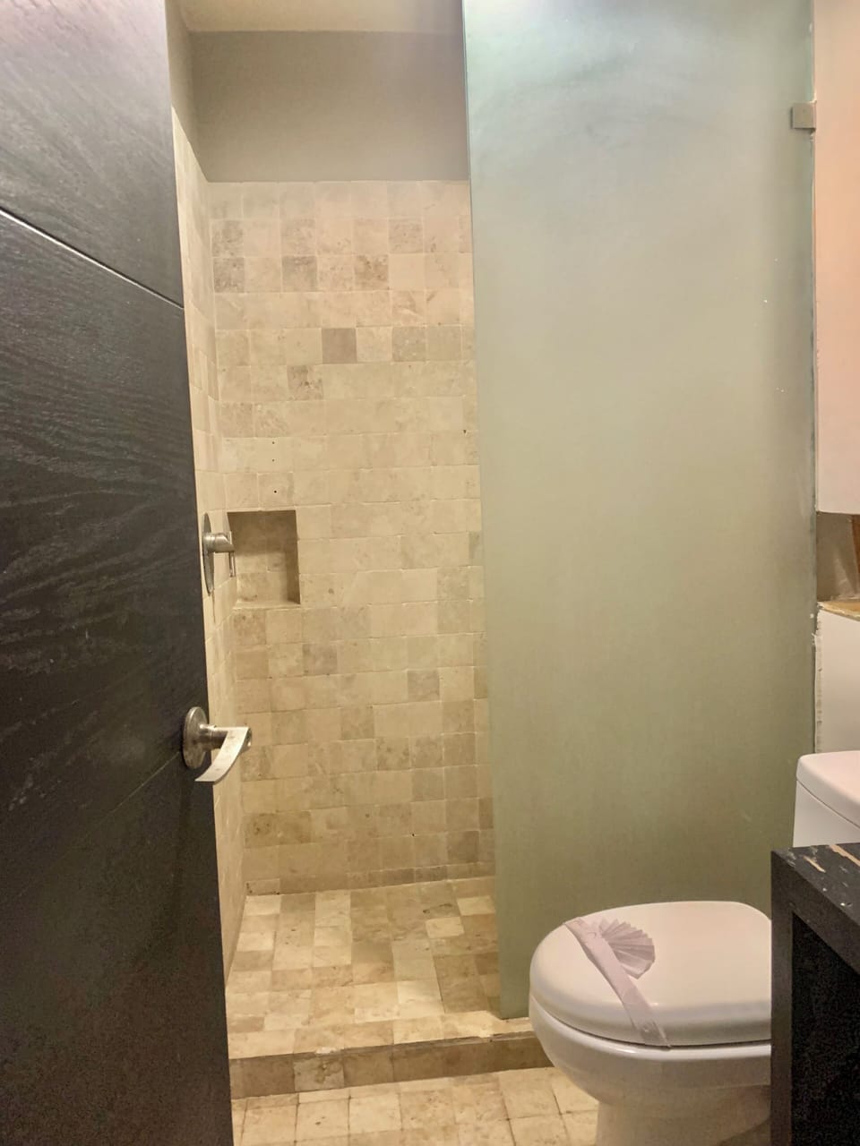 Basic Single Room | Bathroom | Shower, towels