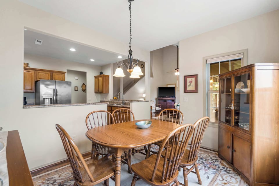 Make mealtime memories together at the dining table, seating 6​
