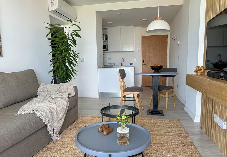 Apartment, Balcony, Garden View | Living area