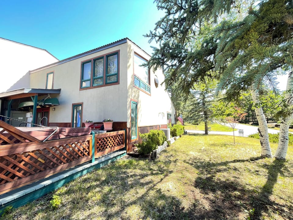 Outside view looking NE