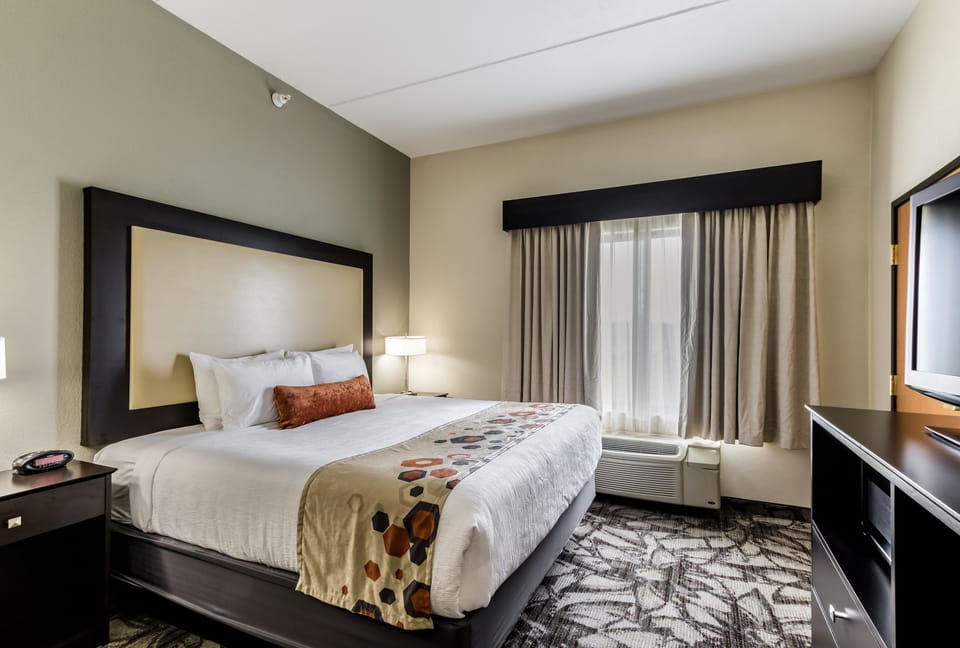 In-room safe, desk, blackout drapes, iron/ironing board