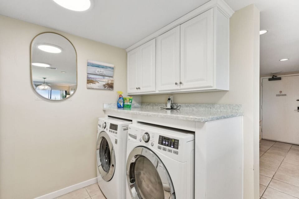 Washer and dryer