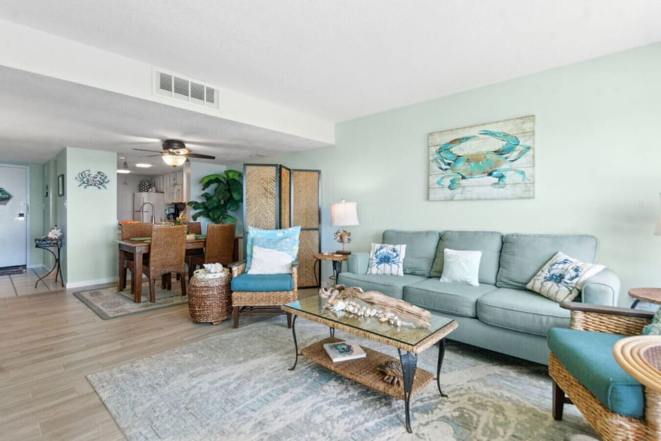 Living dining area open floor plan