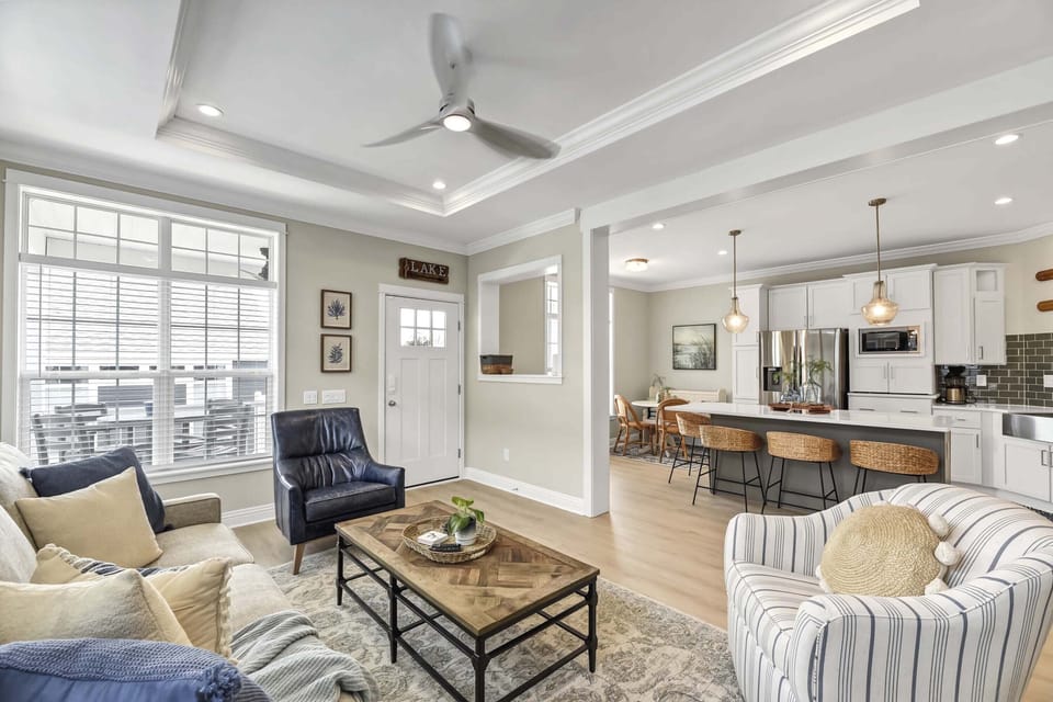 Family Room and Kitchen
