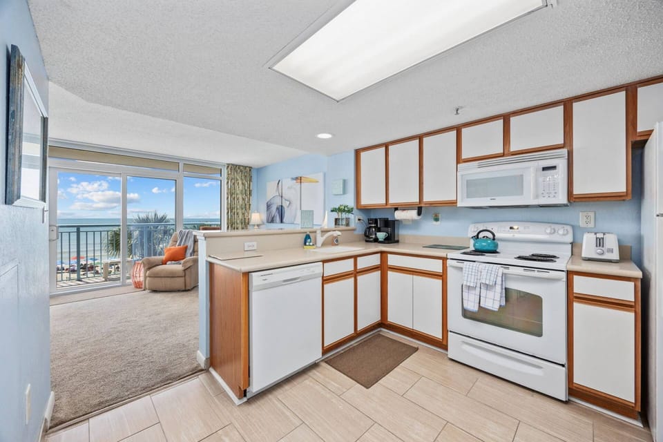Kitchen with Ocean Views!