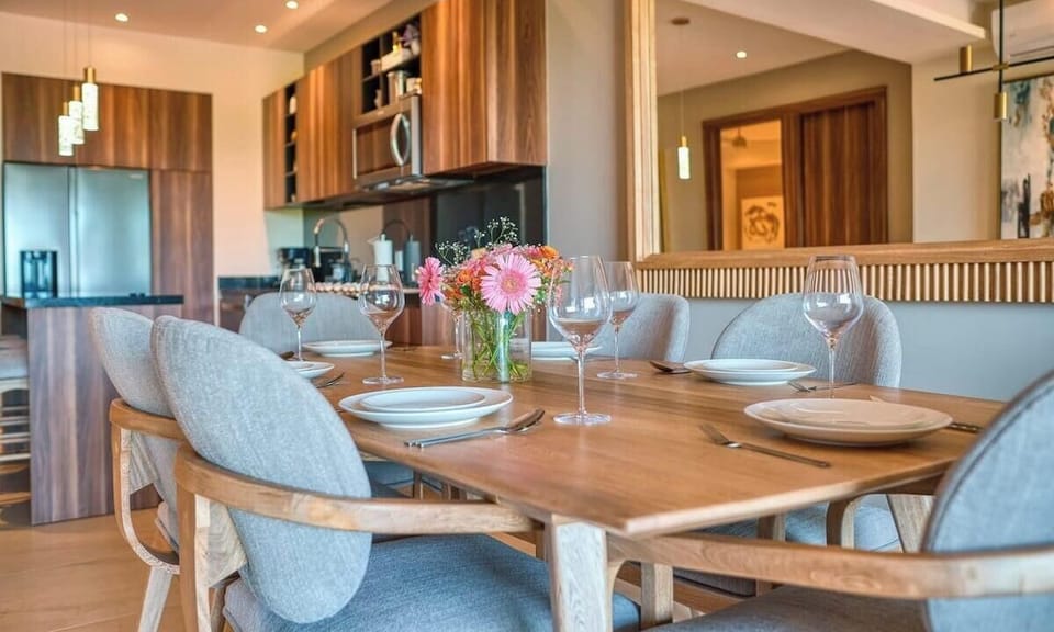 Cozy living area with comfortable furnishings and integrated kitchen access.