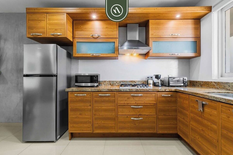 Modern kitchen fully equiped