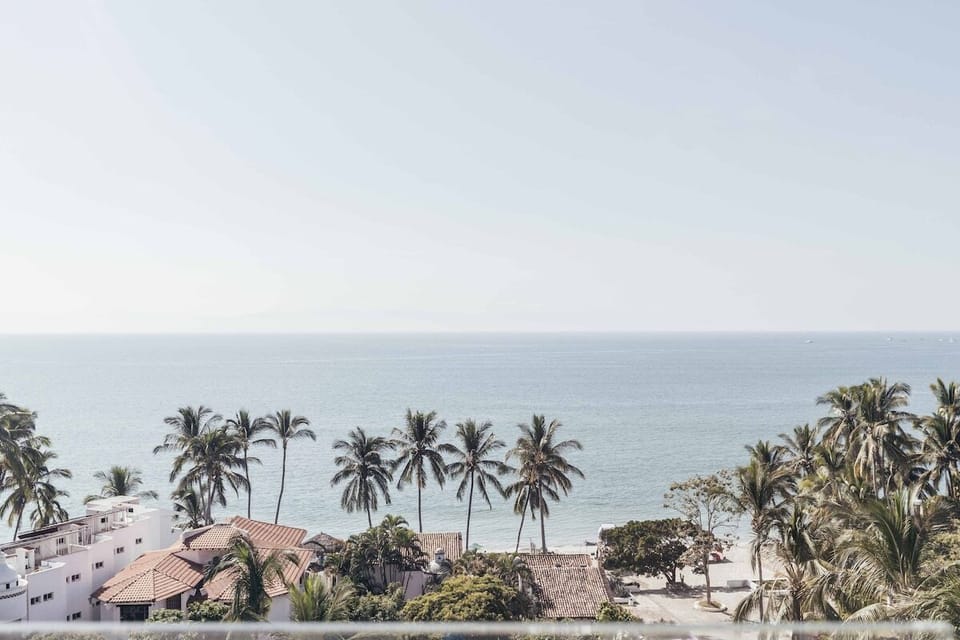 Enjoy beautiful ocean vistas and tropical surroundings from the comfort of the property.